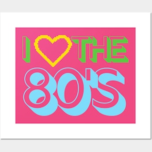 80's Love Posters and Art